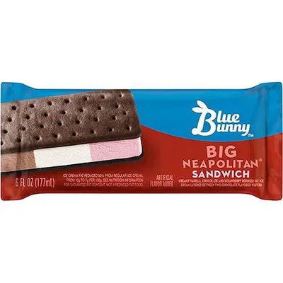 Individually wrapped Blue Bunny Strawberry Ice Cream Bar
