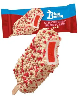 Individually wrapped Blue Bunny Cookies & Cream Bar